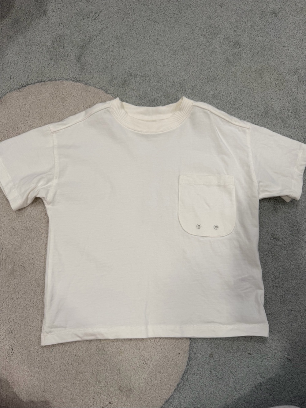 Zara toddler white Pocket Tee size 4